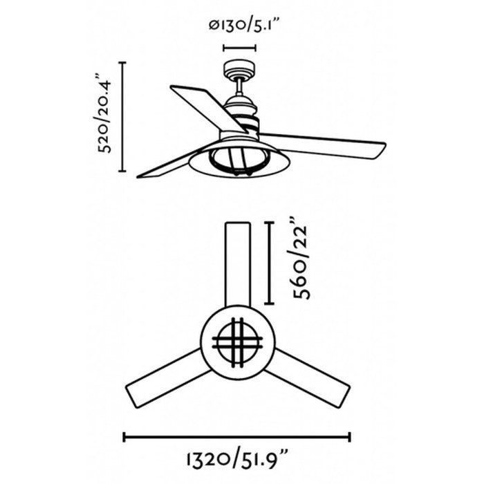 Faro Winch (33396) потолочный вентилятор
