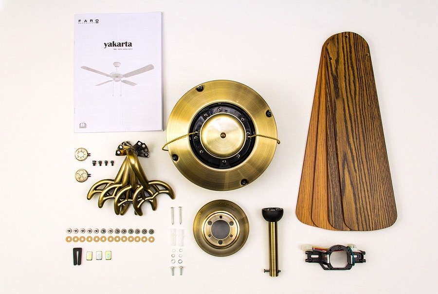 Faro Yakarta Old Gold (33711) потолочный вентилятор
