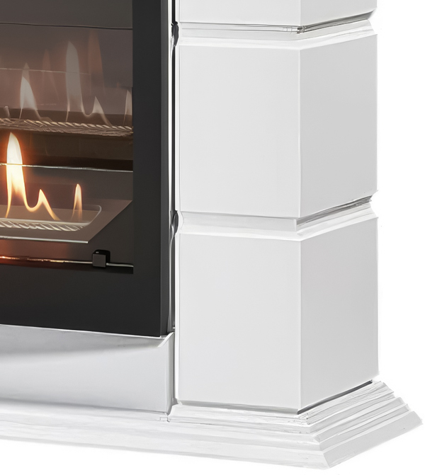 Firelight BFP/P-2520 с порталом Elegante 25 белый напольный биокамин