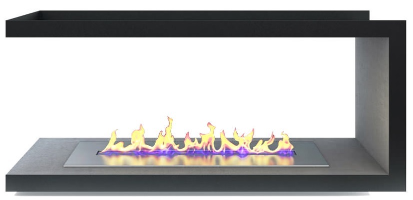 Firezo Estremit? finestra pietra настенный биокамин