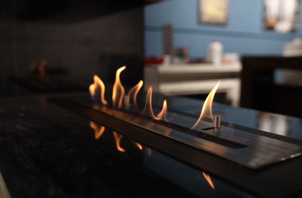 Firezo Estremit? finestra pietra настенный биокамин