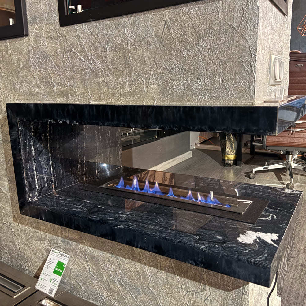 Firezo Estremita Finestra Marmo настенный биокамин