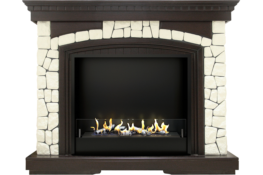 Firezo Glasgow simphony 26 Темный дуб напольный биокамин