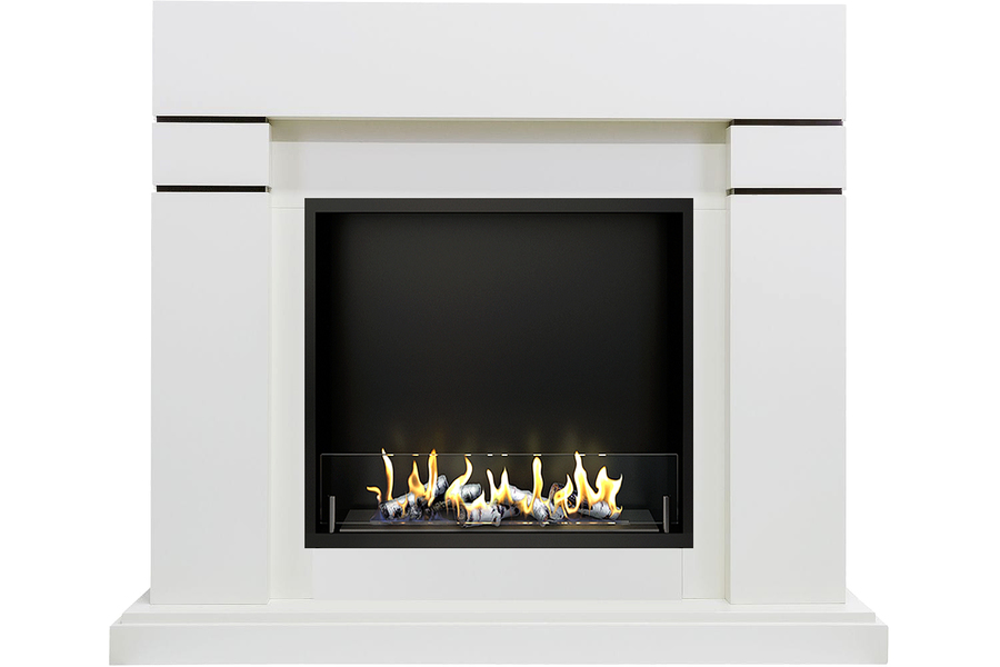 Firezo Lindos Белый напольный биокамин