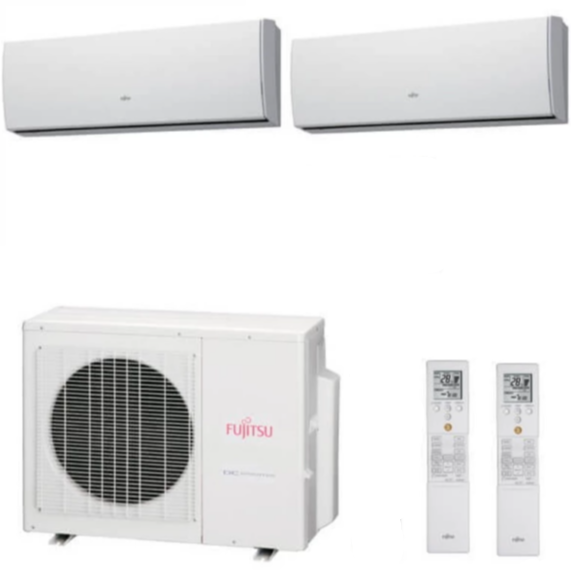 Fujitsu AOYG18LAC2/ASYG09LUCA*2шт мульти сплит система