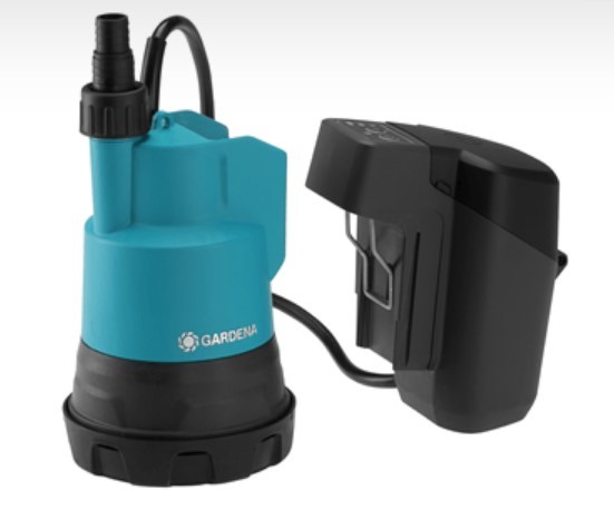 Gardena 2000/2 18V P4A с аккумулятором (14600-20.000.00) дренажный насос