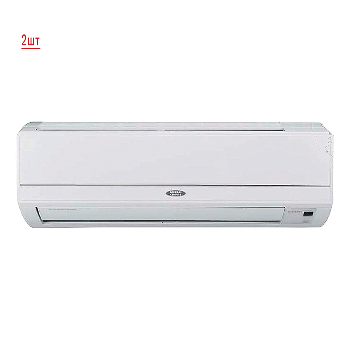 General Climate GU-M2E18H1/GC-ME09HRI*2шт мульти сплит-система на 2 комнаты