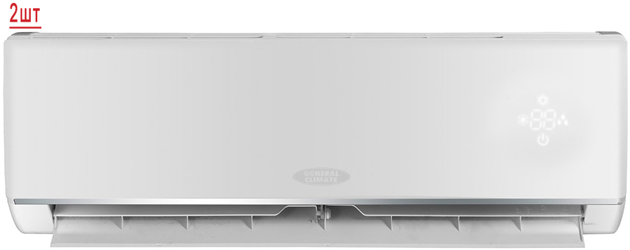 General Climate GU-M4E28H1/GC-ME09HRi (WiFi)*2 мульти сплит система на 2 комнаты