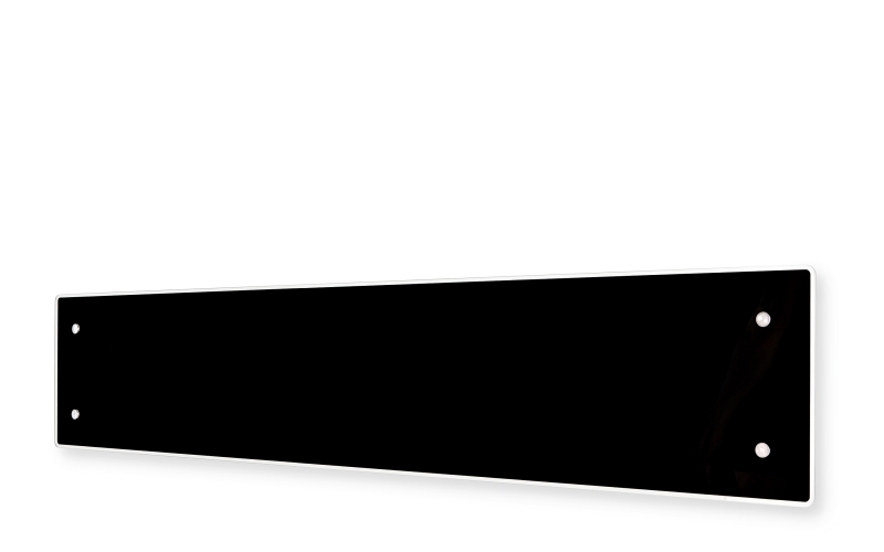 Glamox 600Вт H60 WIFI высота 222 мм Black WiFi конвектор электрический
