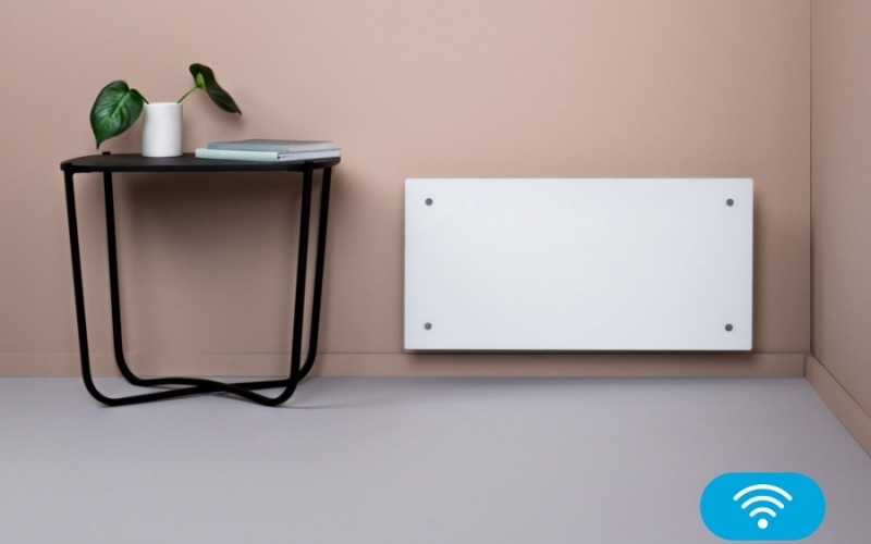 Glamox 600Вт H60 WIFI высота 340 мм White WiFi конвектор электрический