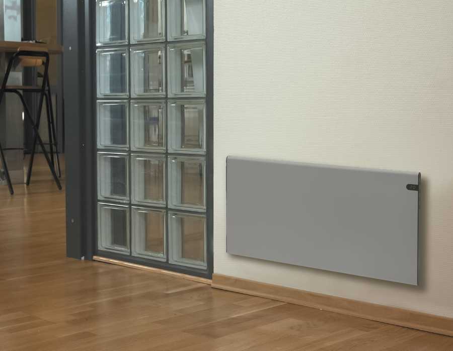 Glamox H30 370мм/400Вт/IP20 серебристый конвектор электрический