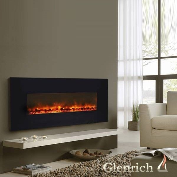 Glenrich Genius 100 (цвет-Черный) компактный черный электрический камин