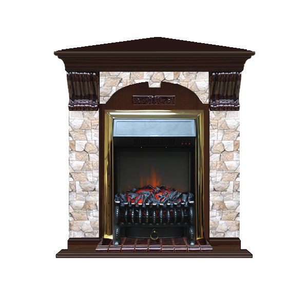 Glenrich Арочный угловой (Fobos BL,BR) камень-Арбат/цвет-Дуб 46 угловой электрокамин дуб