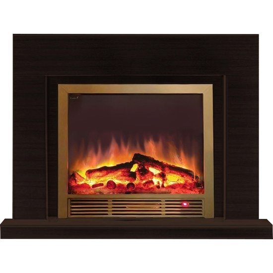 Glenrich Астория Delux 33 (Sharm33 Brass) Венге декоративный камин венге