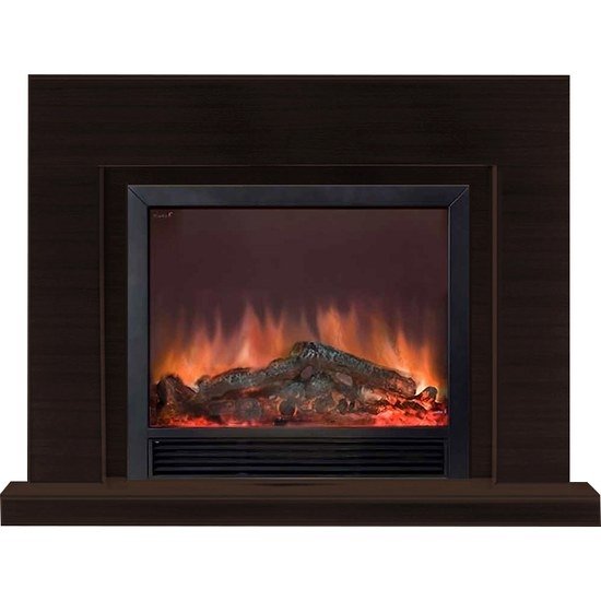 Glenrich Астория Delux 39 (Sharm39 Black) Венге со стеклом современный камин электрического типа