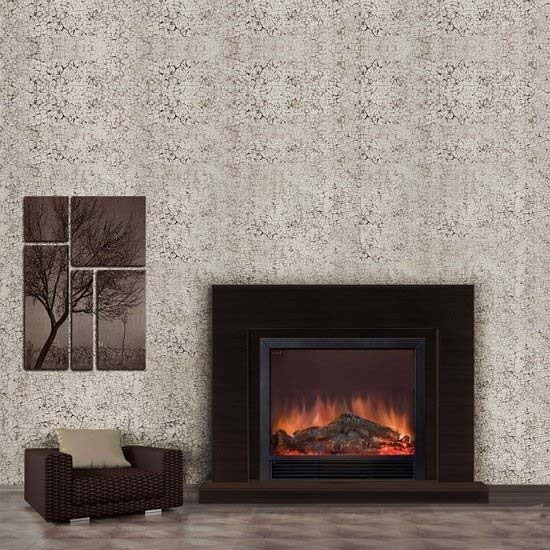 Glenrich Астория Delux 39 (Sharm39 Black) Венге со стеклом современный камин электрического типа