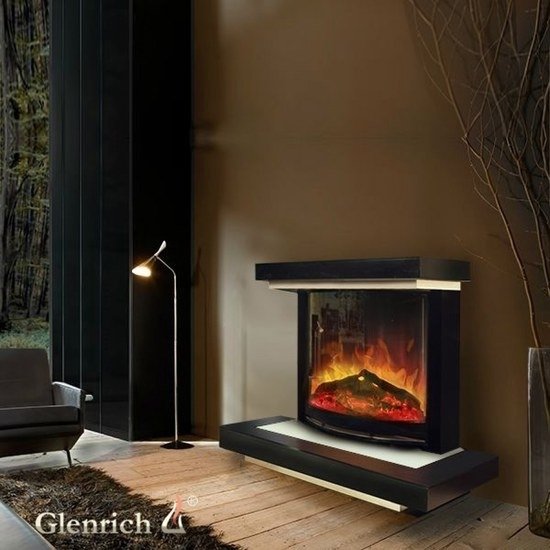 Glenrich Атлант (Rondo S36) Венге от сети уютный камин