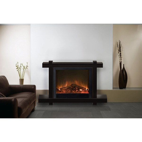 Glenrich Капри Delux (Sharm33 Black) Венге световые эффекты надежный электрический камин