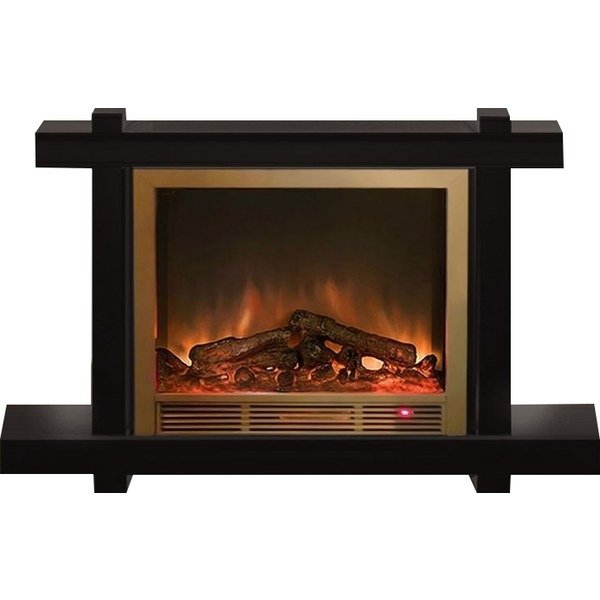 Glenrich Капри Delux (Sharm33 Brass) Венге темный большой каминокомплект