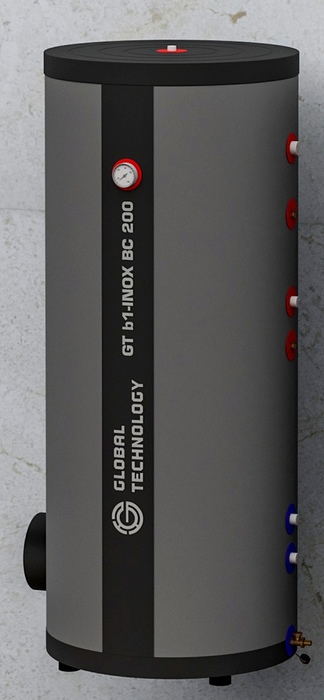 GlobalTechnology GT b1 inox bc 200 wall floor бойлер косвенного нагрева