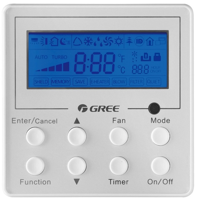 Gree GU100PHS/A1-K/GU100W/A1-M канальный кондиционер