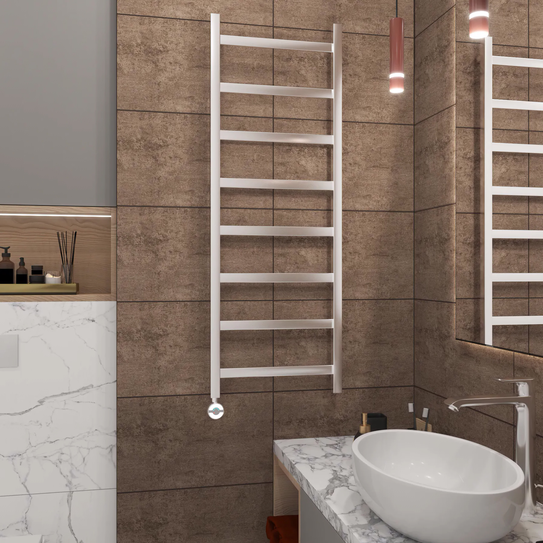 Grota Soffi 430x1200 El электрический полотенцесушитель лесенка