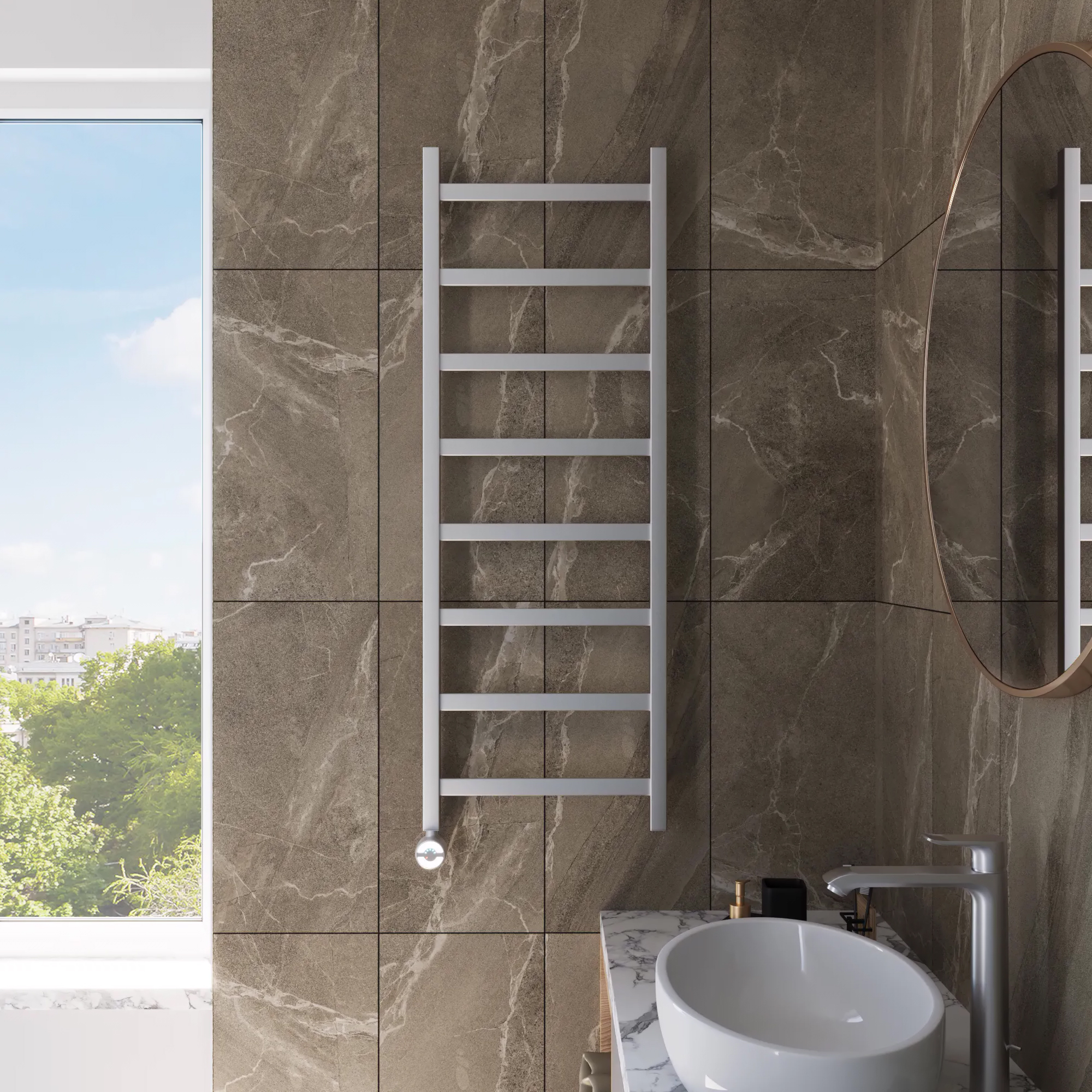 Grota Soffi 430x1200 El электрический полотенцесушитель лесенка