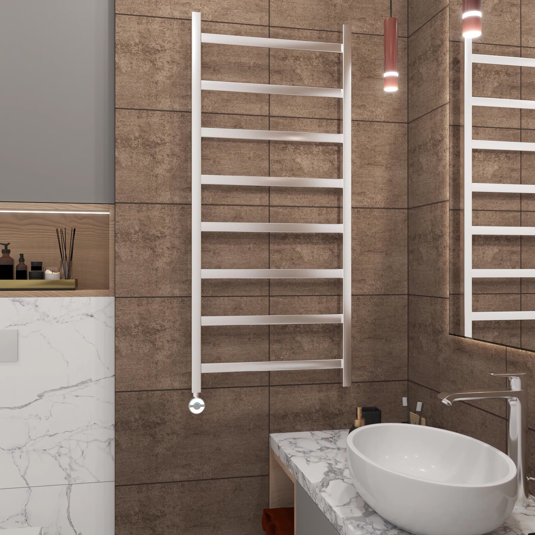Grota Soffi 530x1200 El электрический полотенцесушитель лесенка