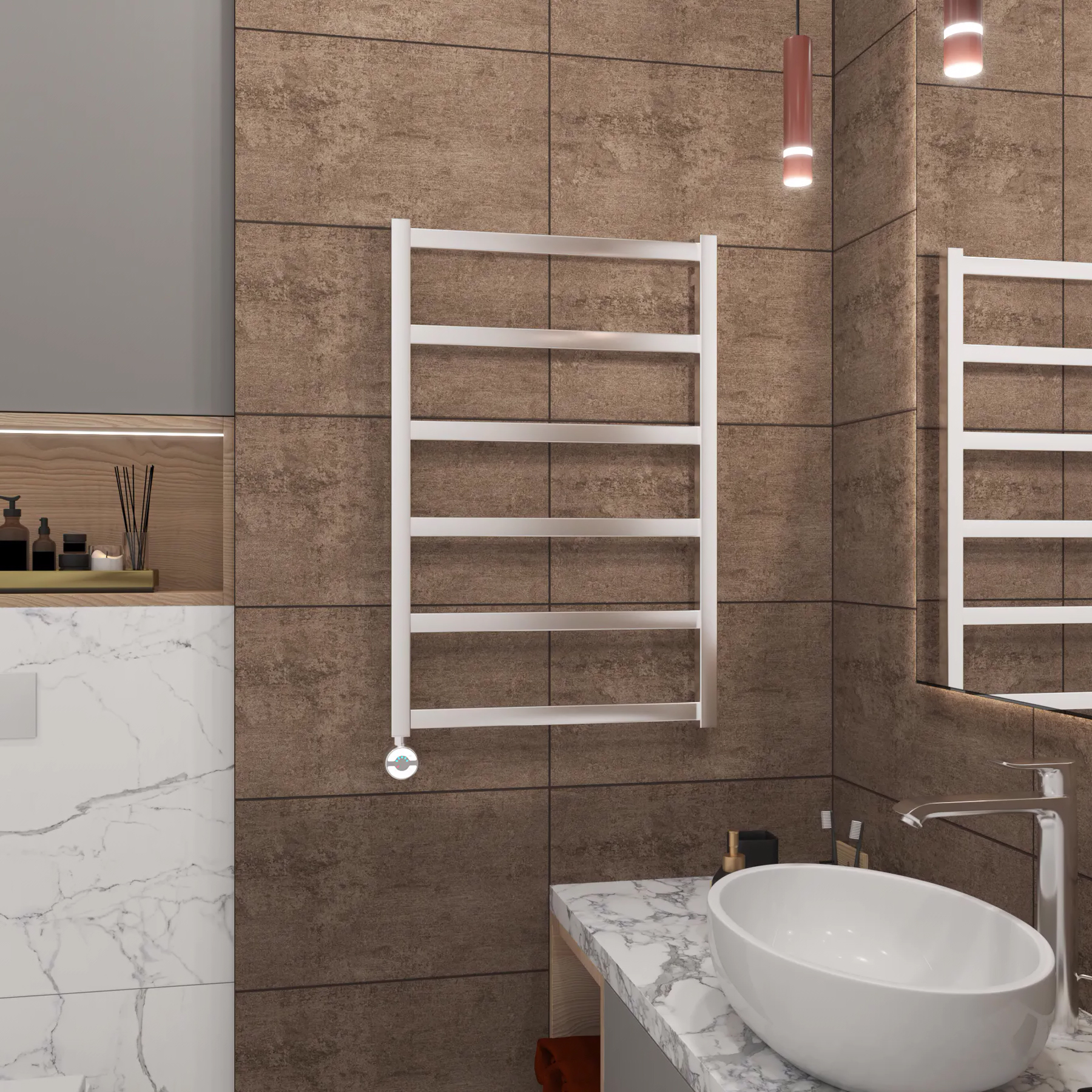 Grota Soffi 530x800 El электрический полотенцесушитель лесенка