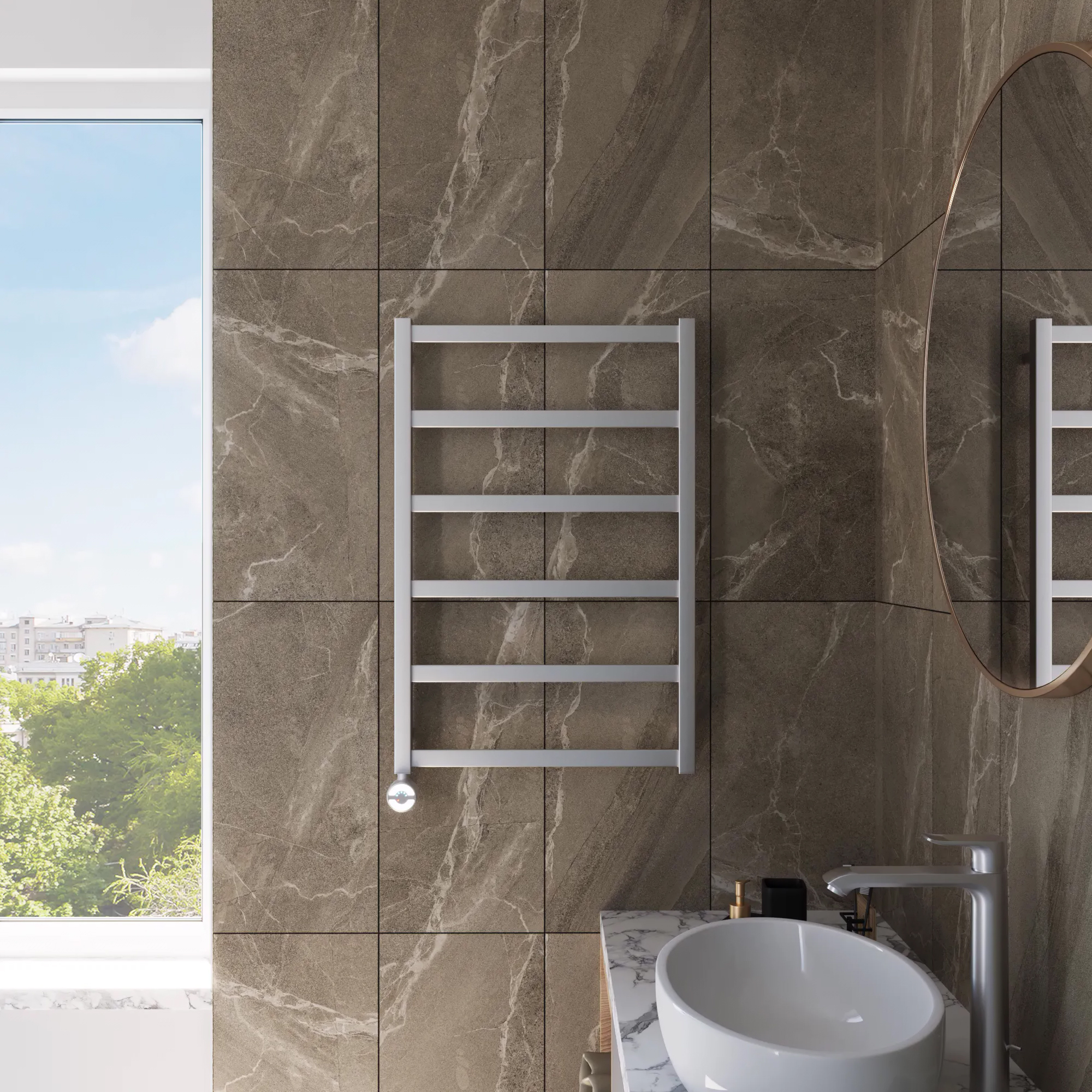 Grota Soffi 530x800 El электрический полотенцесушитель лесенка