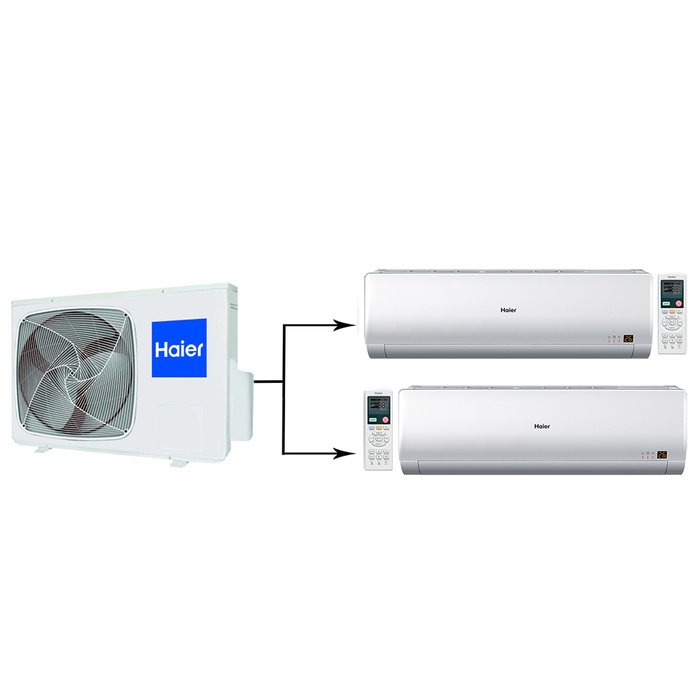 Haier 2U14CS4ERA(S)/AS09BS4HRA*2шт мульти сплит система