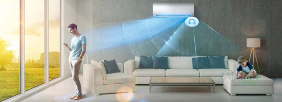 Haier 2U40S2SM1FA/AS07TS6HRA-M/AS12TS6HRA-M мульти сплит система на 2 комнаты
