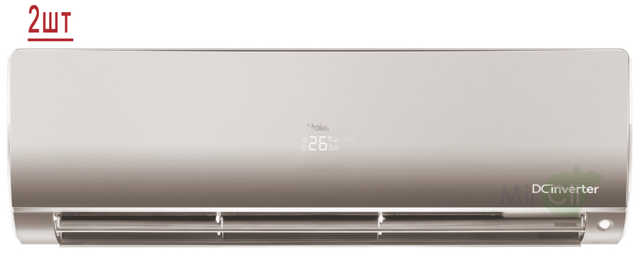 Haier 2U40S2SM1FA/AS25S2SF1FA-G*2шт мульти сплит система на 2 комнаты