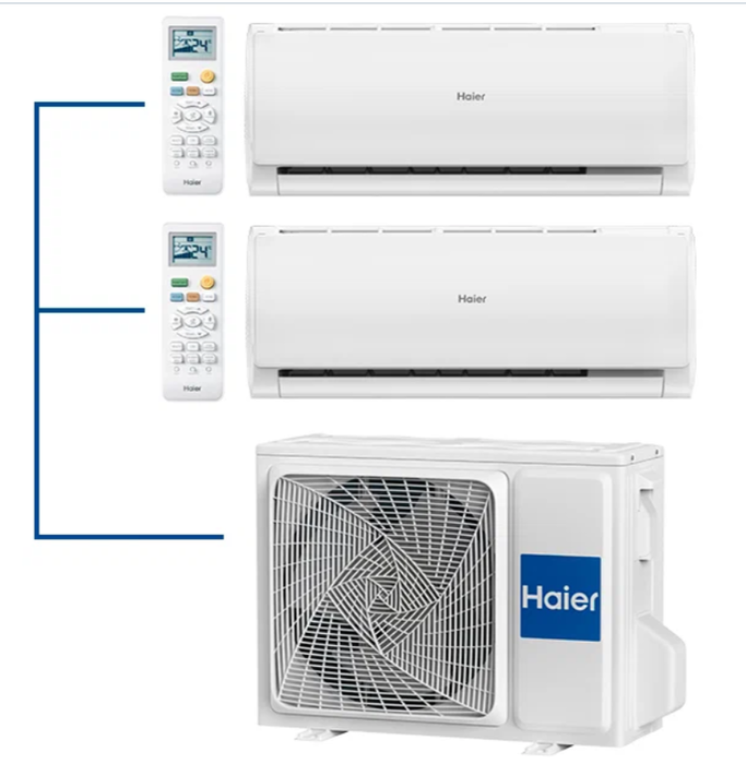 Haier 2U50S2SM1FA-3/AS09TS6HRA-M/AS12TS6HRA-M внешний блок мульти сплит-системы