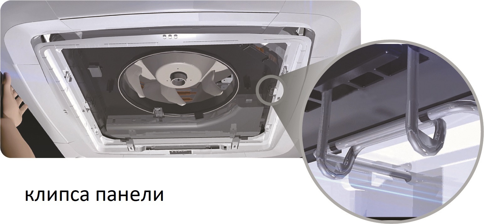 Haier AB105F2LR1FA/1U105F2LQ1FB кассетный кондиционер