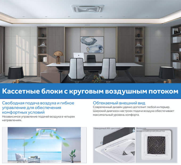 Haier AB382MNERAB кассетная VRF система 10-13,9 кВт