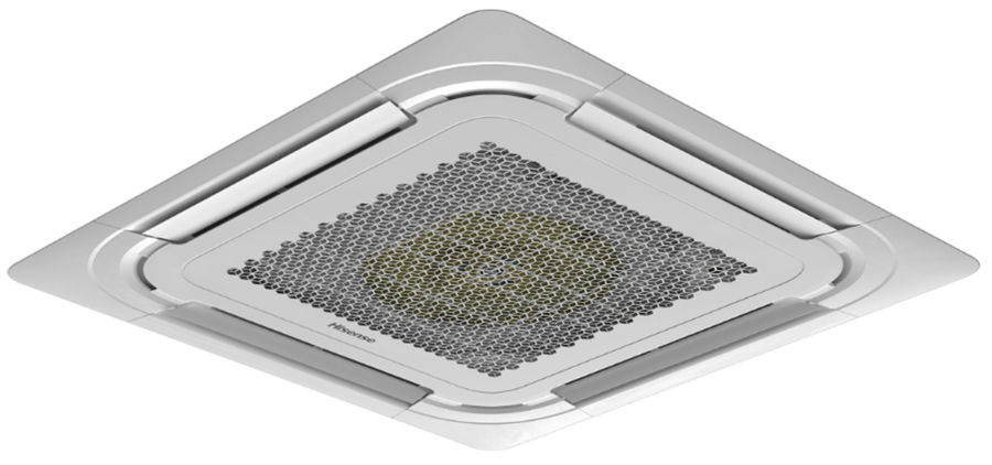 Hisense ACT-12UR4RCC8/AUW-12U4RS8 кассетный кондиционер
