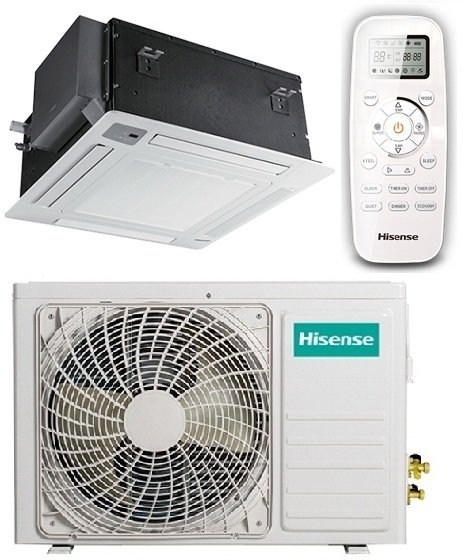 Hisense AUC-18HR4SAA/AUW-18H4SU1 кассетный кондиционер