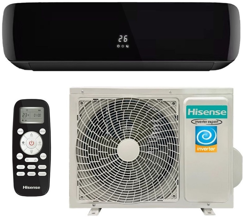 Hisense Black Crystal Super AS-13UW4RVETG01(B) WI-FI настенный кондиционер