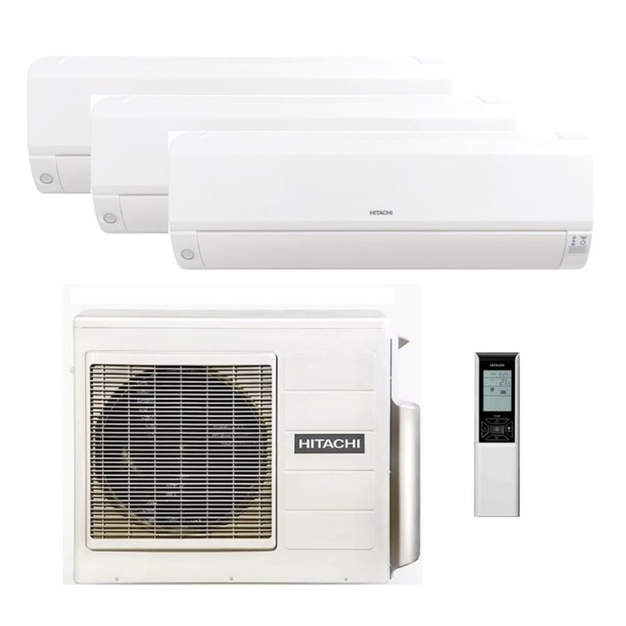 Hitachi RAM-68NP3E/ RAK-18RPE*3 мульти сплит-система на 3 комнаты