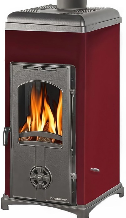 Hosseven 9005 Burgundy дровяная печь