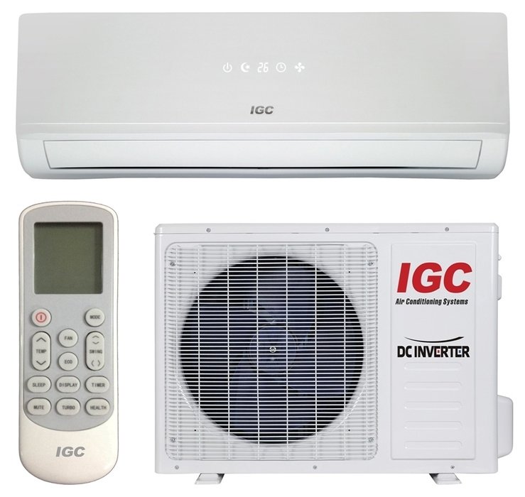 IGC RAC V09NX тихая бытовая сплит система