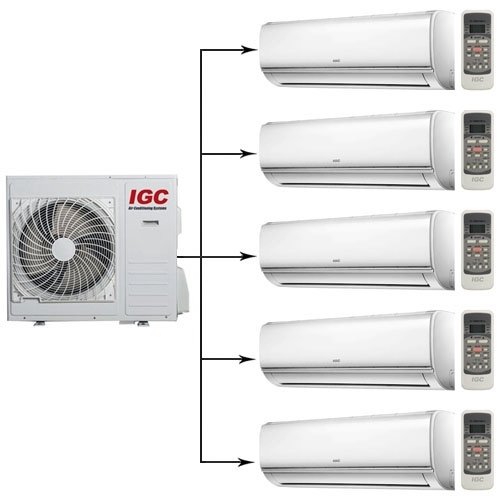 IGC RAM5-M42UNH/RAK-M09NH*5шт мульти сплит система на 5 комнат