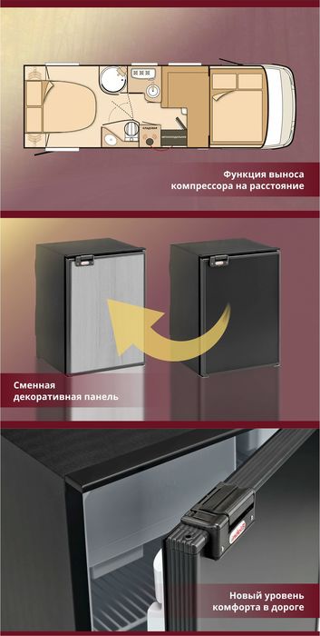 Indel B CRUISE 130/V (OFF) компрессорный автохолодильник
