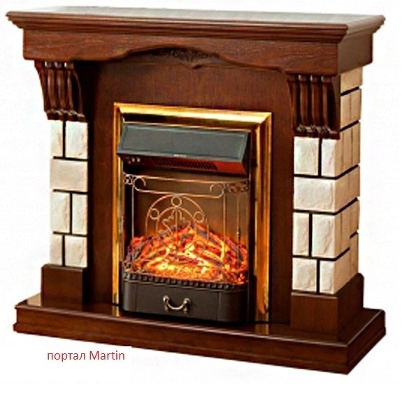 InterFlame Majestic FX M Brass/Black классический очаг 2D