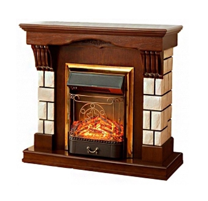 InterFlame Majestic FX M Brass/Black классический очаг 2D
