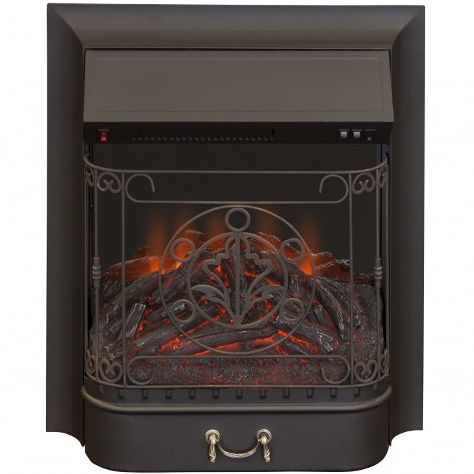 InterFlame Majestic FX M Black/Brass классический очаг 2D