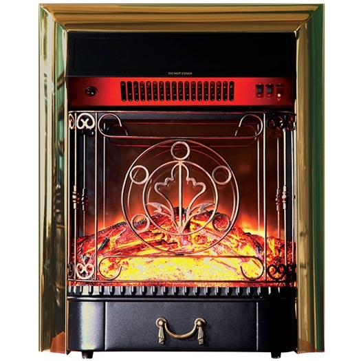 InterFlame Majestic FX M Black/Brass классический очаг 2D