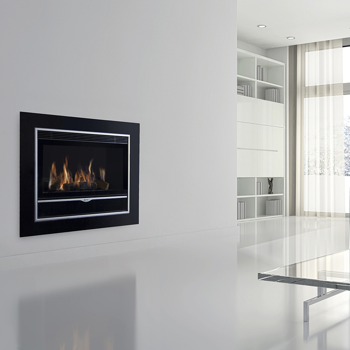 Karma ELEGANCE 67 Exclusive Glass line 100 встраиваемый газовый камин