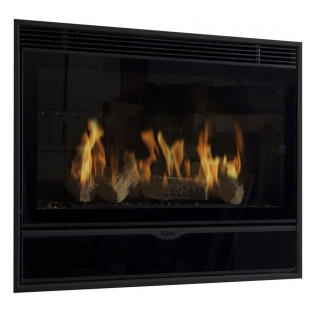 Karma ELEGANCE 67 Exclusive Slim line 15 anthracite встраиваемый газовый камин